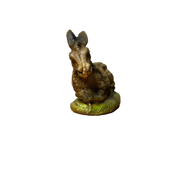 Made In Italy Nativity Scene Donkey Figurine 3.5" Christmas Holiday Jesus Birth - Picture 2 of 5